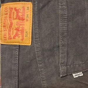 Levi's 514 w34 L34 corduroy